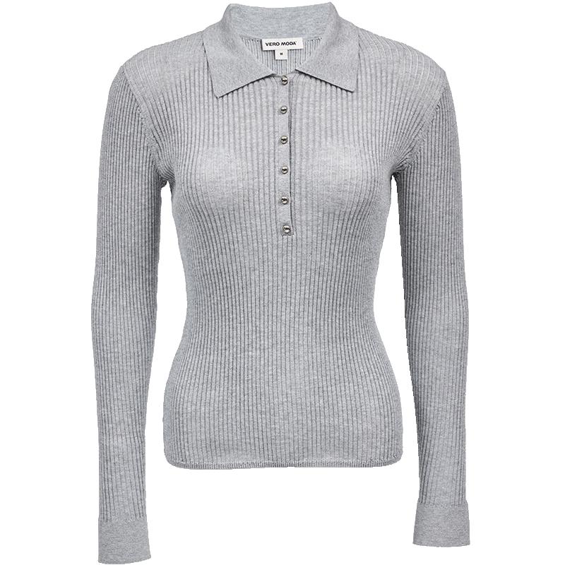 

VEROMODA 2025 A/W Slim-Fit Ribbed Knit Top XL