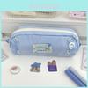 Japanese Minimalist Large Capacity Pen Bag With Polyester Storage For Students And Girls