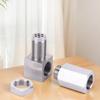 O2 Bung Extension Catalytic Converter 90 Degree P0420 P0430 Exhaust Catalyst Rear Oxygen Sensor Spacer Mini Catalyst O2 Adapter