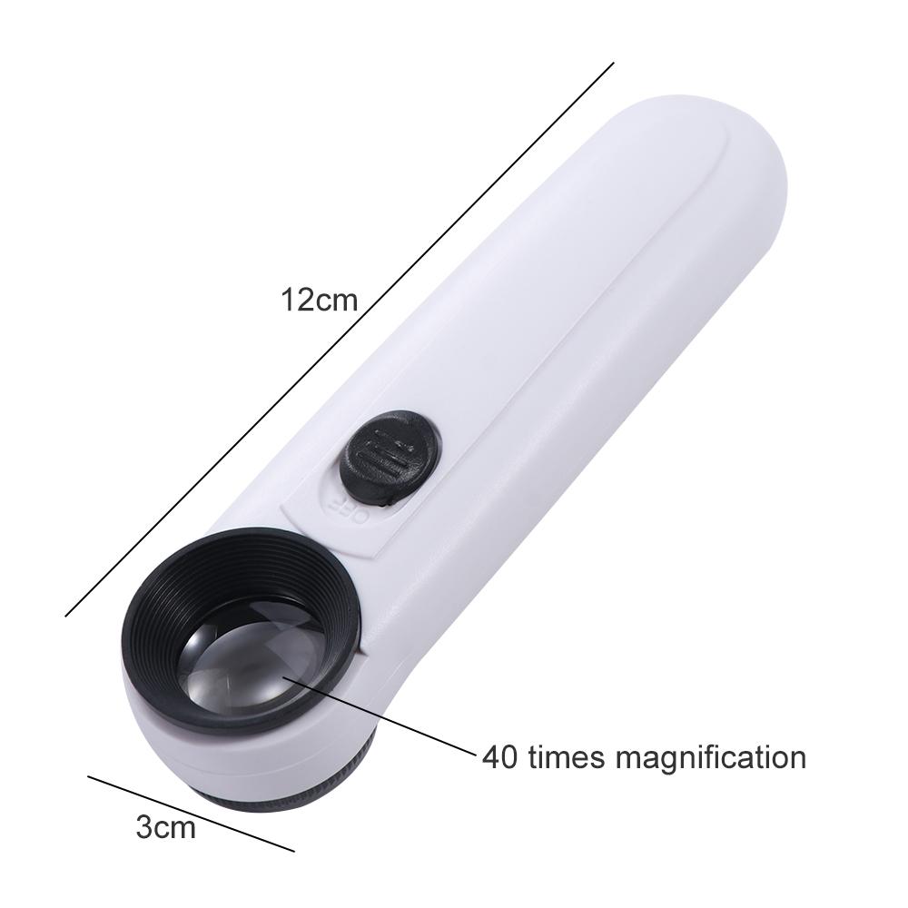 Loupe Magnifying Glass HD Handheld  Magnifier Portable   Microscope
