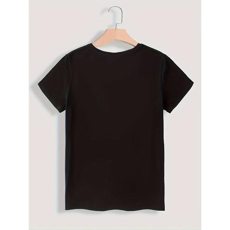 Women's Plus Size Y2K Style Basketball Heart Print T-Shirt – Comfy Loose Fit Casual CottonTee for Work, Home, or Outings