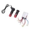 Controler de Viteză Motor DC cu Perii 24V 350W Cu Set Mânere de Accelerație pentru Trotinete Biciclete Electrice