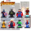 High-quality Abs Plastic Building Blocks Jr833b Avengers Superhero Series