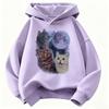 Fashion Hoodie Kids Cat Children's Sweatshirt Cute Kawaii Hoody for Boys Girls Autumn Winter Casual Hoodies