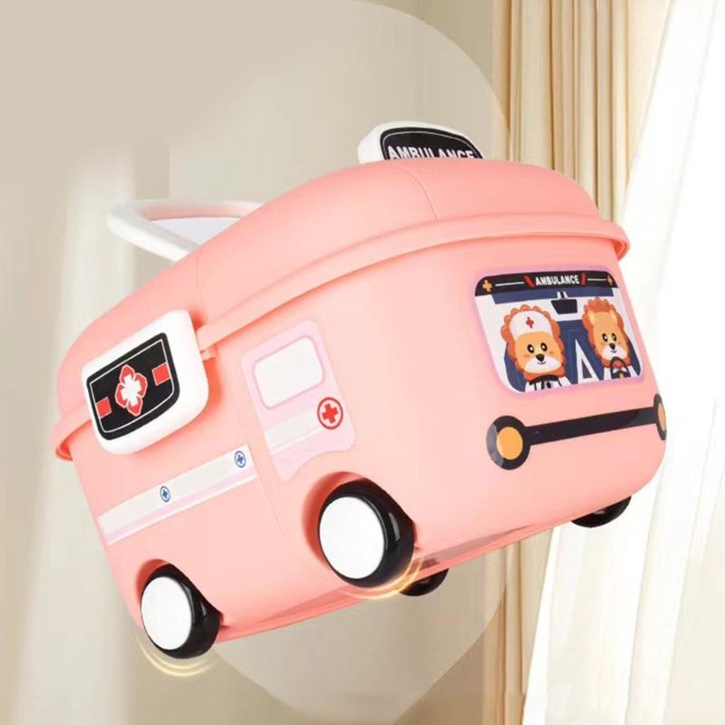 Kinder Rollbox mit Griff Abgerundete Ecken für Baby Spielzeug Organisation und Spiel