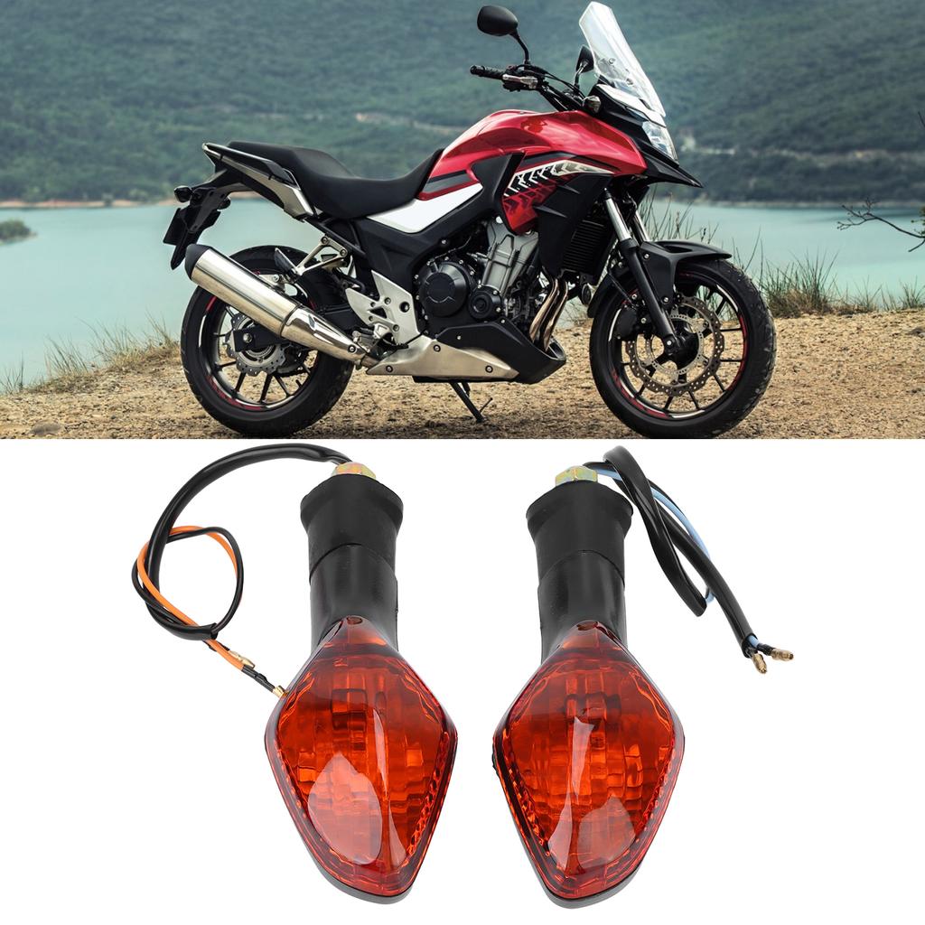 2pcs Motorcycle Turn Signal Light Front Indicator Blinker Replacement for CB500X CB1300 NC700 2013‑2020