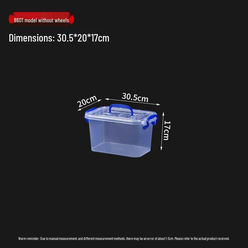 

3D Printer Filament Storage Box - Thickened, Transparent, Large Capacity, Rectangular Household Container