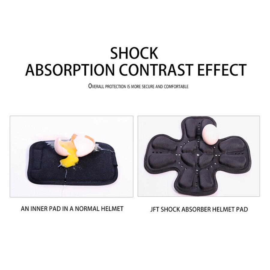 Helmet Inner Protection Pad Inner Lining Of the 4-D Shock Absorber Breathable for Motorcycle Racing Riding Outdoor