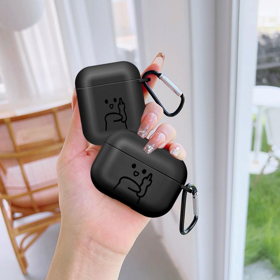 Hülle Für Airpods Pro2 Pro3 3 4 1 Pro 2 Kopfhörerhüllen Abdeckung Niedliche Strichmännchen Gesten