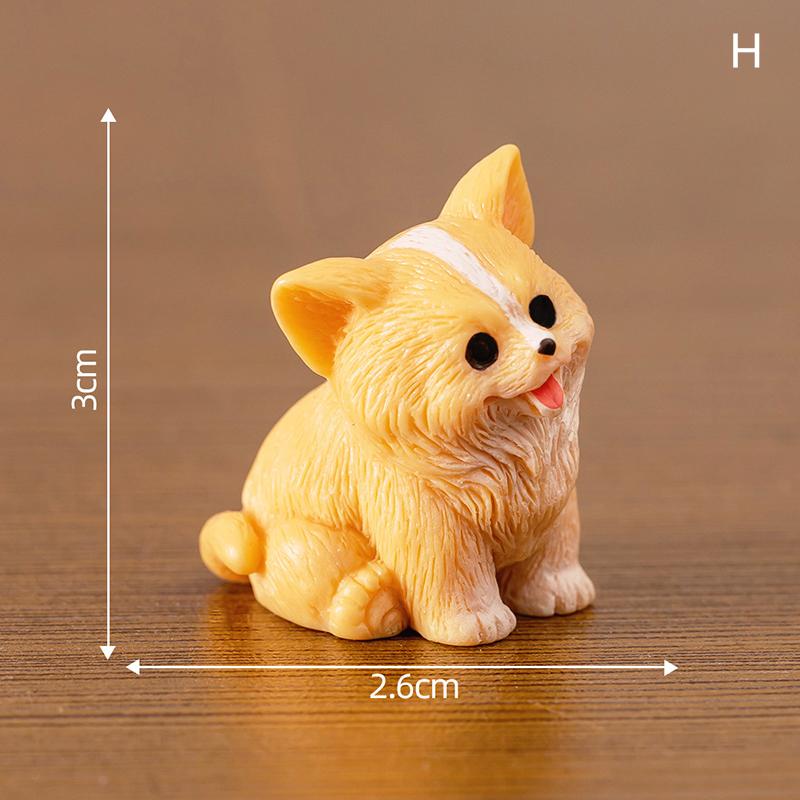 Мини-статуэтка собаки из смолы — фото 7