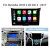 For Hyundai i30 II 2 GD 2011-2017 Android 13 Car Stereo Radio Multimedia GPS Head Unit Wireless BT Carplay Android 4G Screen