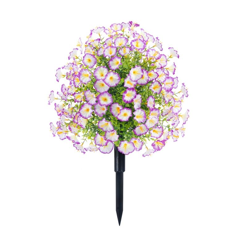 

Садовый колышек для двора, наземная имитация зелени, искусственное цветочное украшение