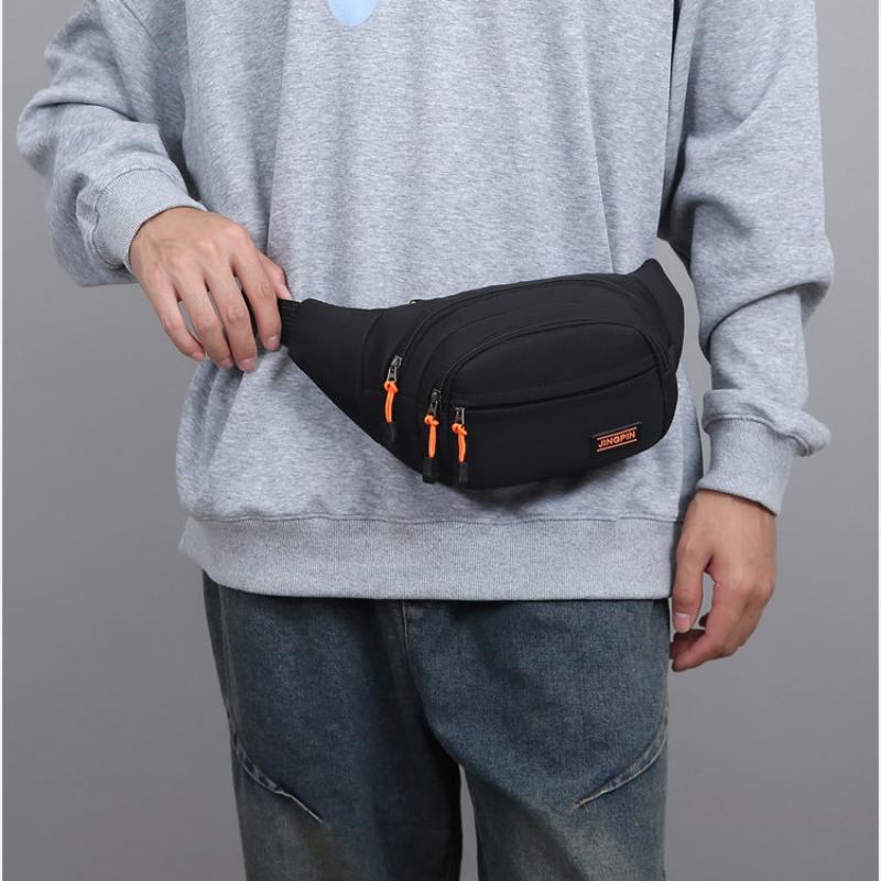 Mobil midjeveske for både menn og kvinner Multifunksjonell Stor kapasitet Anti-sprut Forretningsslitesterk