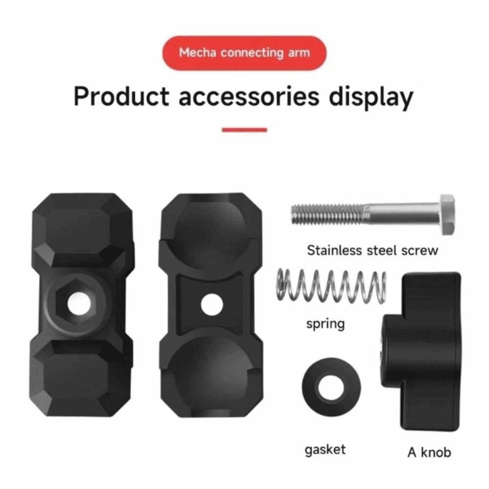Aluminum Alloy Camera Double Socket Arm 25mm/1 Inch Easy to Use Ball Head Mount 6/9/15cm Mount Adapter Pole Phone Mount