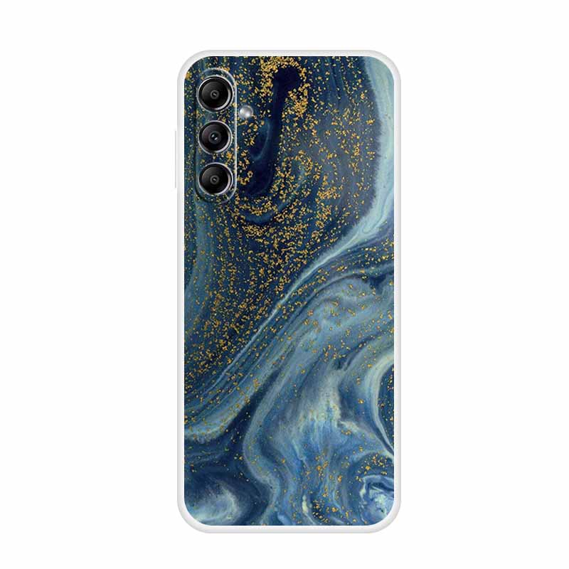 For Samsung Galaxy A14 A34 A54 5G Marble Soft Case Silicone TPU Phone Back Cover Coque for Samsung A 54 34 14 4G Cartoon Fundas