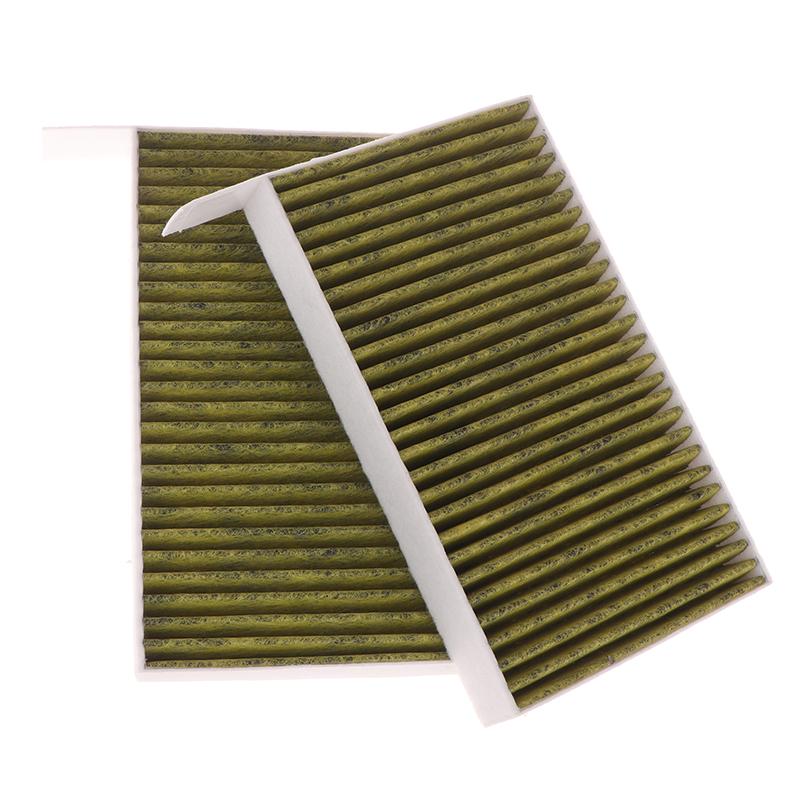 2Pcs/Set Air Filters For Model 3 Model Y Replacement Car Air Conditioning Cabin Using Activated Carbon Dual Effect Filters
