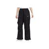 Nike Sportswear Logo Multi-Pocket Drawstring Comfortable Versatile Casual Pants Women pants Black IF0392010