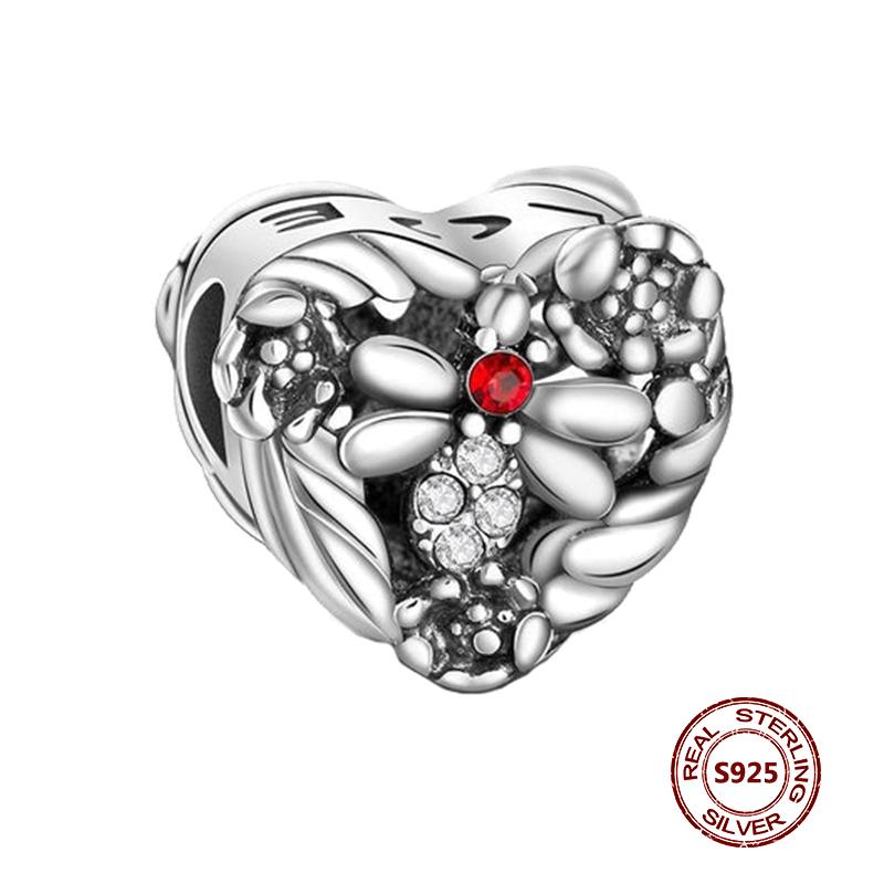 Butterfly Charms Fit Bracelets Chameleon Firefly 925 Silver Dragonfly Ladybug Bee Beads DIY Jewelry Making