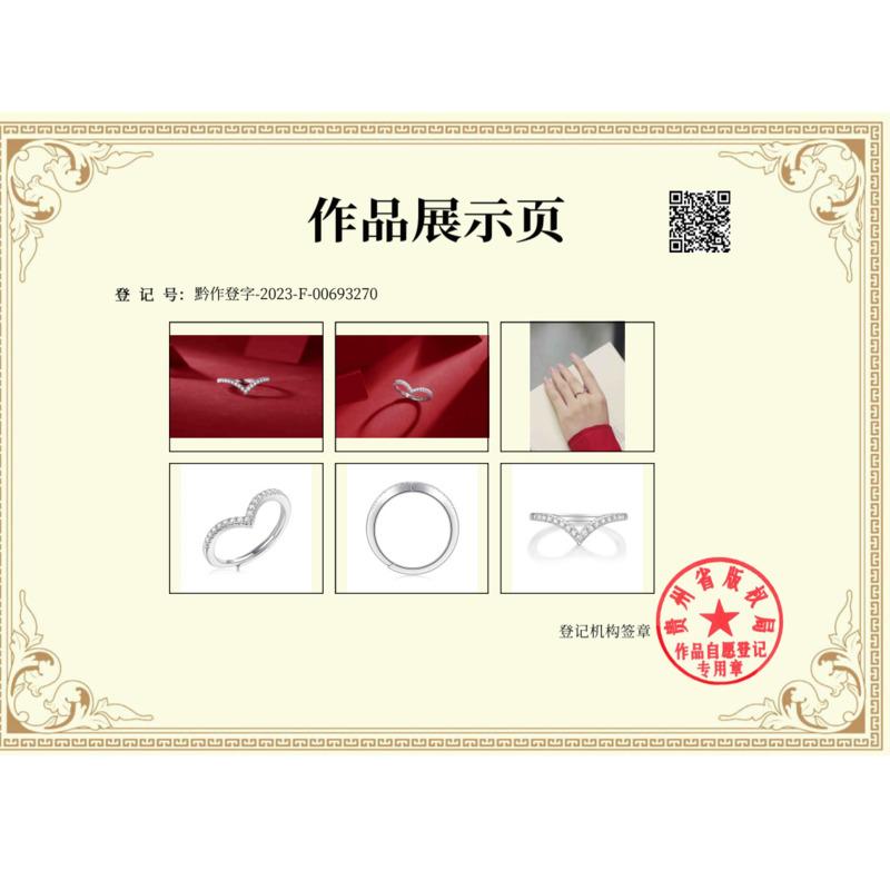 Bague Ringen S925 Silver Moissanite Diadem Ring Female Adjustable Opening Fashion Accessories