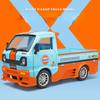 1/24 SUZOKI Gulf Truck Legierung Auto Diecasts & Spielzeugfahrzeuge Automodell Ton und Licht Rückzugauto Spielzeug für Kinder Geschenke