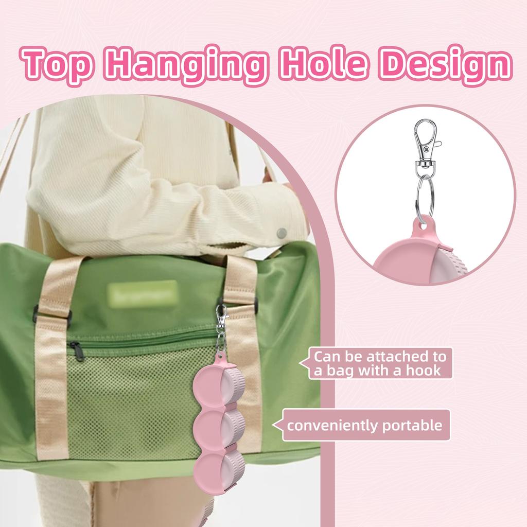 3Pcs/Set Sunscreen Sub-Bottling Lotion Shampoo Refillable Bottles Travel Cosmetic Liquid Container Soft Silicone Portable Tools