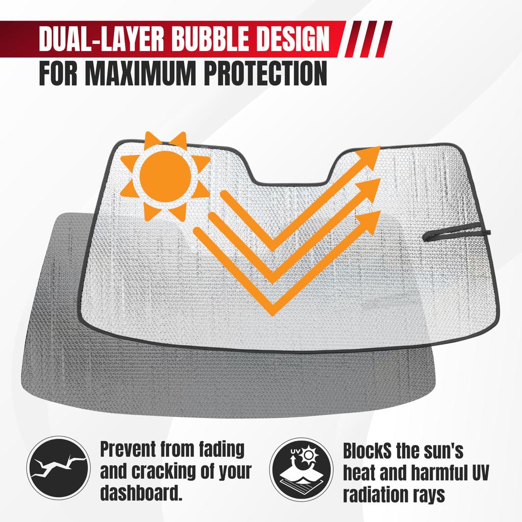 Autotech Park Sunshade for Porsche 911 Coupe Windshield Custom Fit Sunshade 2020-2026 -