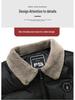 Men's 2025 European-Style Winter Jacket - Warm, Thick, Versatile Short Cotton with Fur Collar