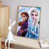 Disney Diamond Painting 5D DIY Frozen Elsa and Anna Illustration Art Mosaic Embroidery Decoration Cross Stitch Gift