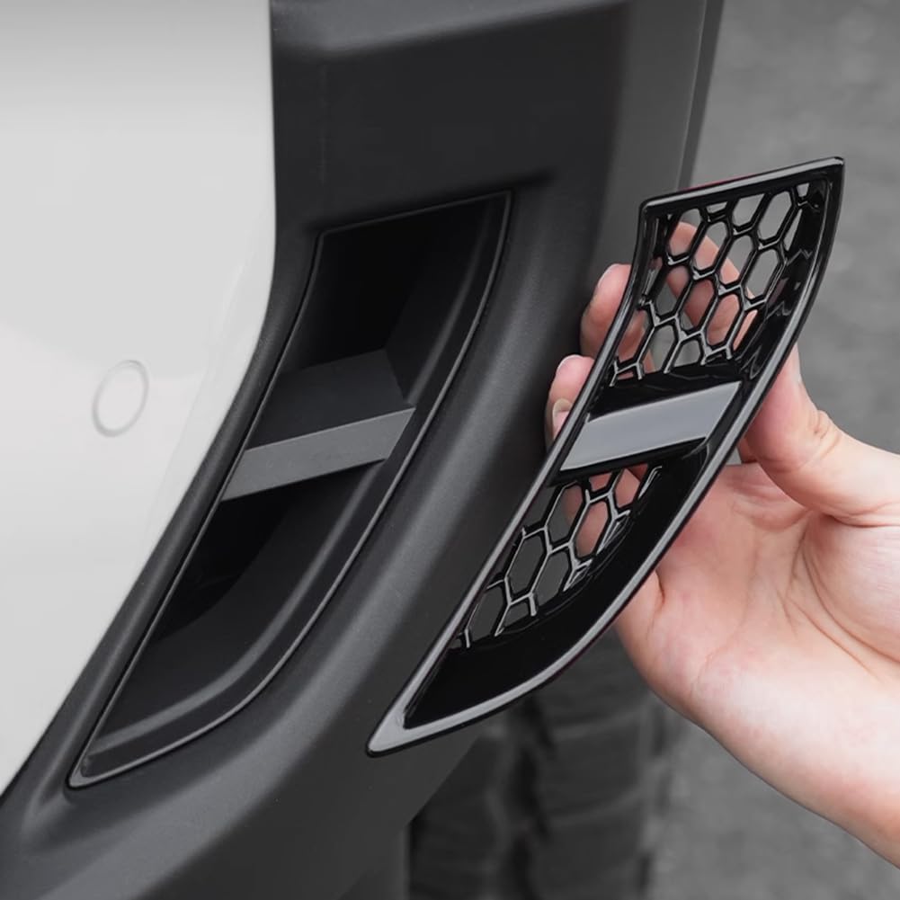 Front Fog Lamp Inlet Cover for 2024 2025 Toyota Land Cruiser 250 1958 Prado LC250 J250 Exterior Fog Lamp Guard Cover Anti Clogging Intercepting