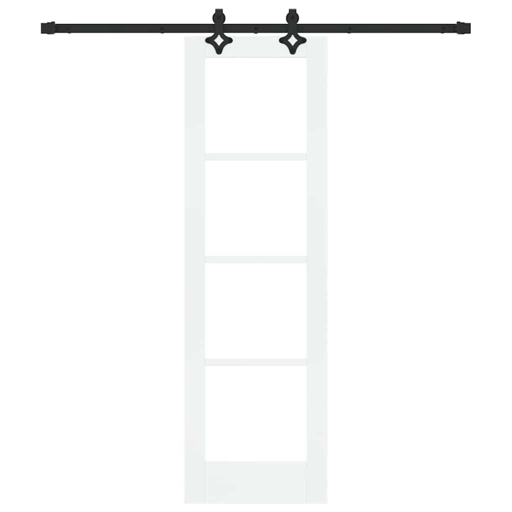 ORKDAL Sliding Door White and Black 61 X 198.5 Cm