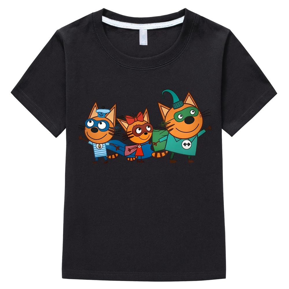 Kid-e-cats New Cute Kids Tshirt Cartoon Print Girls T-Shirts Summer 100%cotton Fun Boys T Shirt Fashion Toddler Short Sleeve Anime T-shirt