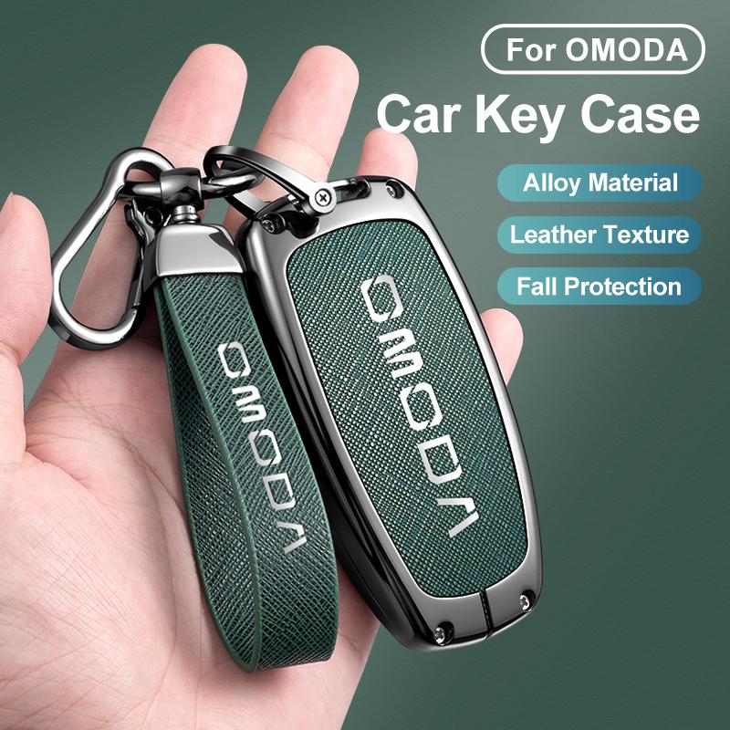 Zinc Alloy Auto Key Fob Cover Case Housing Mount Full Protector Fit For Chery Auto Omoda C5 5 Fx 7 8 Pro Plus Keyless Auto Accessories