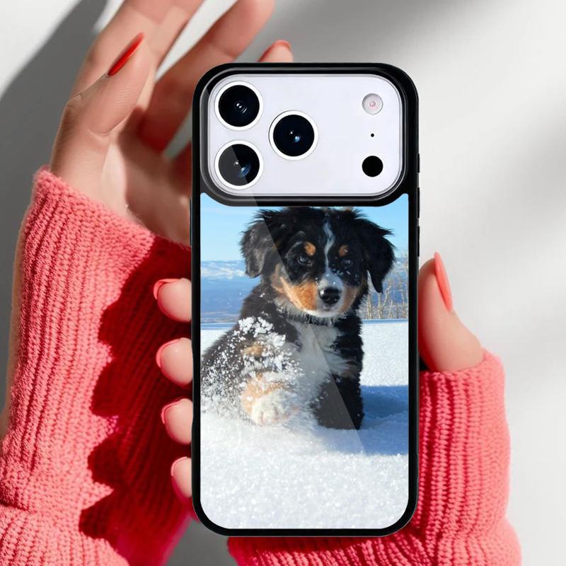 Bernese Mountain Dog Phone Case for iPhone 17 16 15 14 13 Pro Max Back Cover for 12 11 Pro Coque