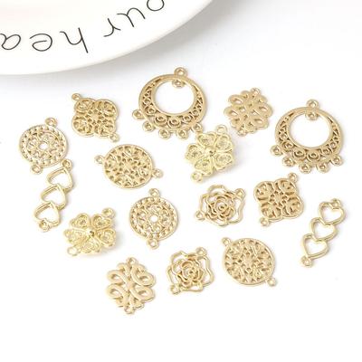 10Pcs Flower Charm Pendants for Jewelry Making Bracelet Accessories Diy Jewelry Findings 5 Styles