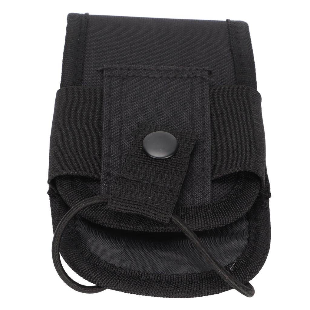 Portable Multifunctional Walkie Talkies Holder Nylon Radio Holder Suitable for Camping Field ActivitiesBlack