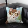 1pc Leafpool Pillow Case Square Bedroom Sofa Leisure Comfort Cushion Car Living Room Home Decoration