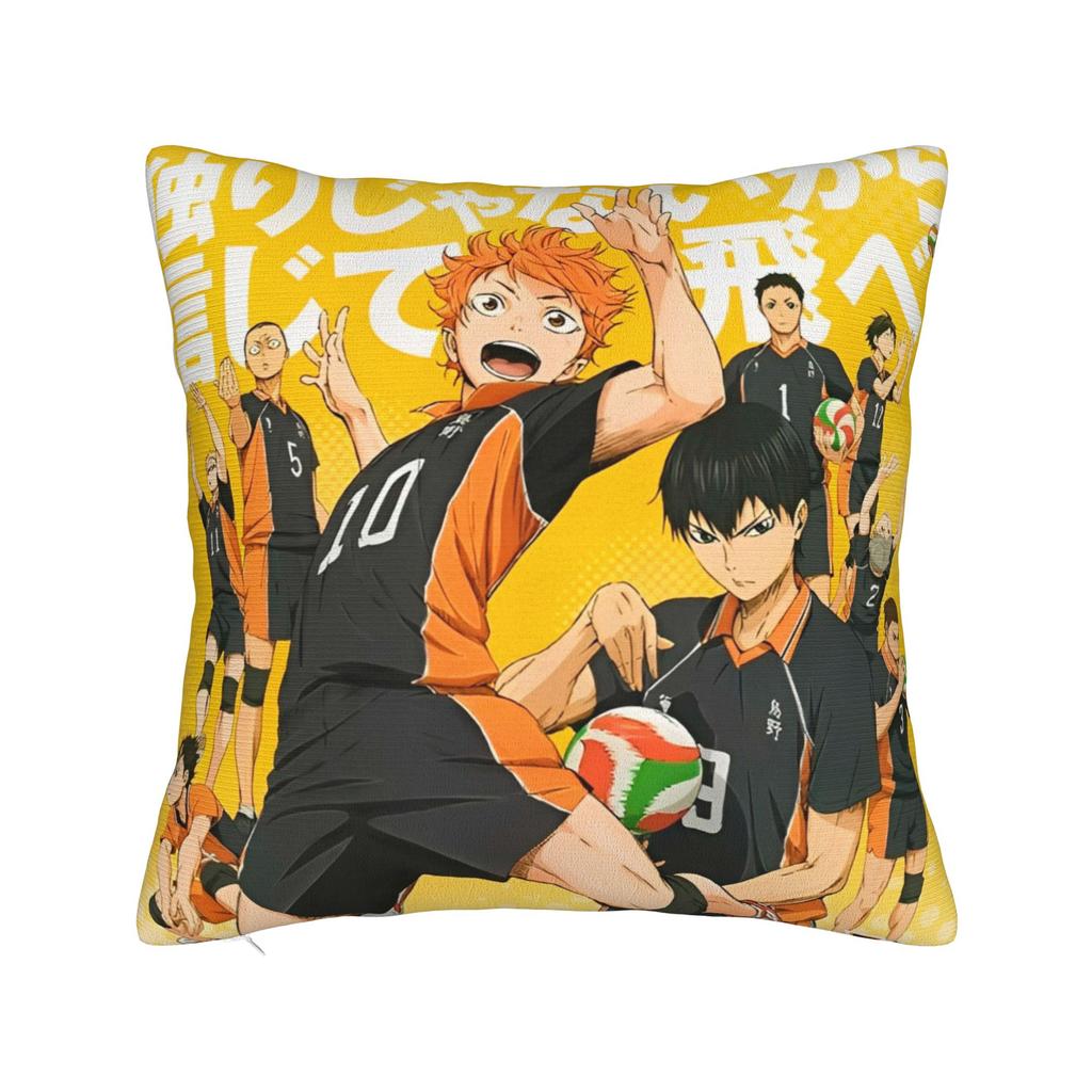 Oikawa Haikyuu Anime Pillowcase Cushion Cover Decorative Bokuto Volleyball  Pillow Case Cover Bedroom Square