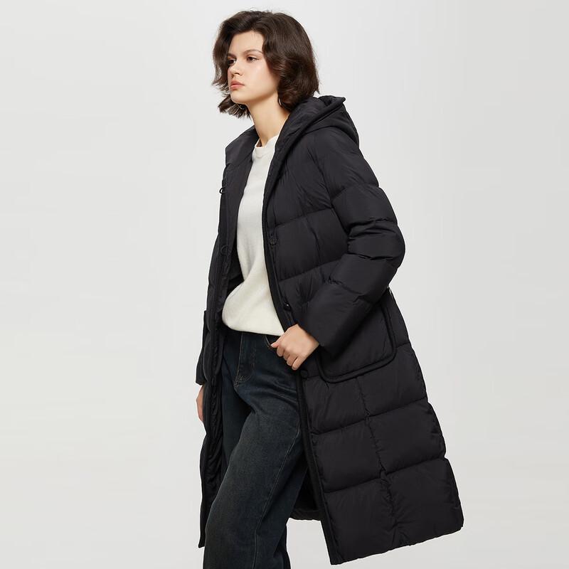 Women's Winter Loose Long Hooded Down Jacket