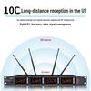 Veishou DC-6 4-Channel UHF Wireless Conference Microphone System (CN version)