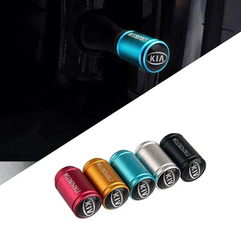4pcs Car Tire Valve Cap Bike Wheel Valve Cover Tire Decor for KIA Ceed Rio Ceed Niro K3 Sportage Sorento Picanto Optima Cerato xmwcj44