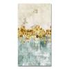 AHPAINTING Pictură pe pânză Artă de perete Nordic Frunze de aur Copaci Poster Cuadros Poza de perete pentru Living Room Decor fără cadru