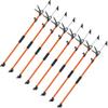 Cabinet Jack Support Pole, 8-Pack, 116-290 Cm Steel Telescopic Quick Support Rod, Adjustable 3rd Hand System Up To 70 Kg Capacity for Installing