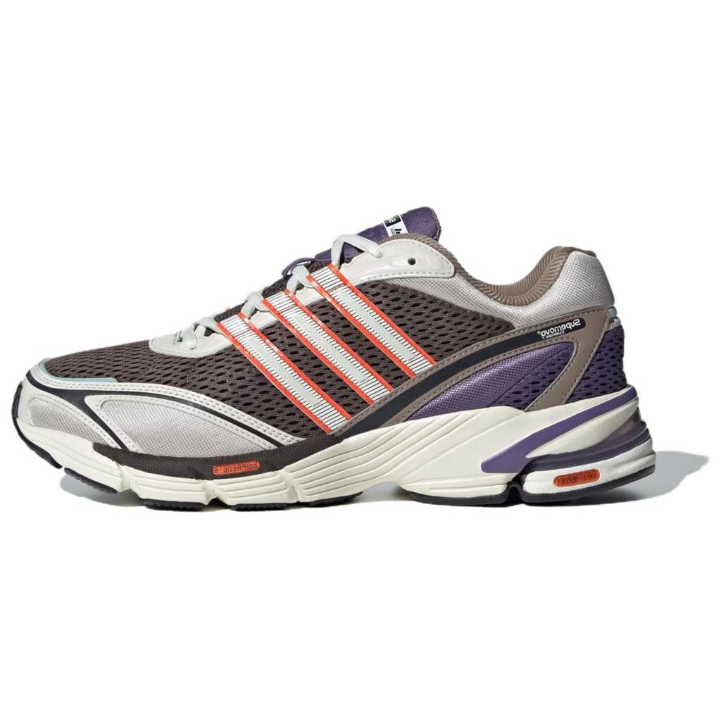 Adidas Supernova Cushion 7 Comfortable Shock Absorption Non-Slip Wear-Resistant Low-Top Casual Running Shoes Unisex Sneakers Brown Gray Purple IH5974