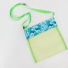 Ultra Light Mesh Beach Bag Adjustable Shoulder Strap Portable Sea Shell Collecting Bag  Kids Beach Bag    Beach Plaything Bag
