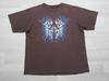 Vintage 90s Y2K Tribal Graphic T-Shirt (M) Tattoo Bikercore Cyber Brown 2000s Unisex T-Shirt