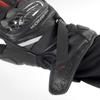 KOMINE Motorrad-Schutzhandschuhe aus winddichtem Leder HG XL Schwarz/Rot 06-844 GK-844