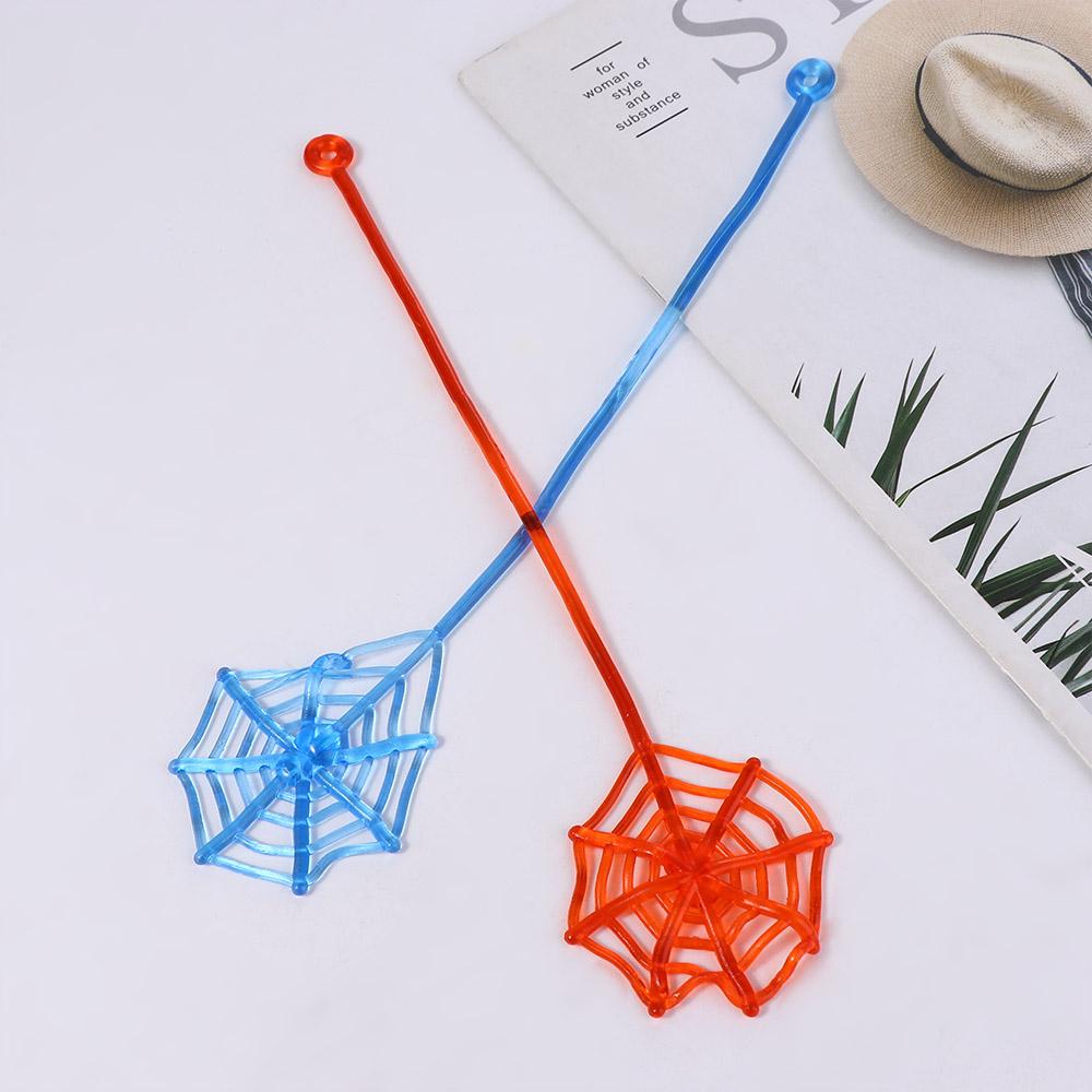 Dárek Dětská hračka pro děti Elastická pavučina Pružná lepivá pavučina Lepkaví pavouci Hračky