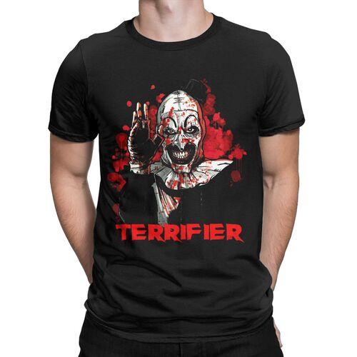 The Clown Drawing Art Horror Movies Terrifier Slasher Film Scary Scream Movie Novelty TShirts 100 Printed Large Size Clothing2 S