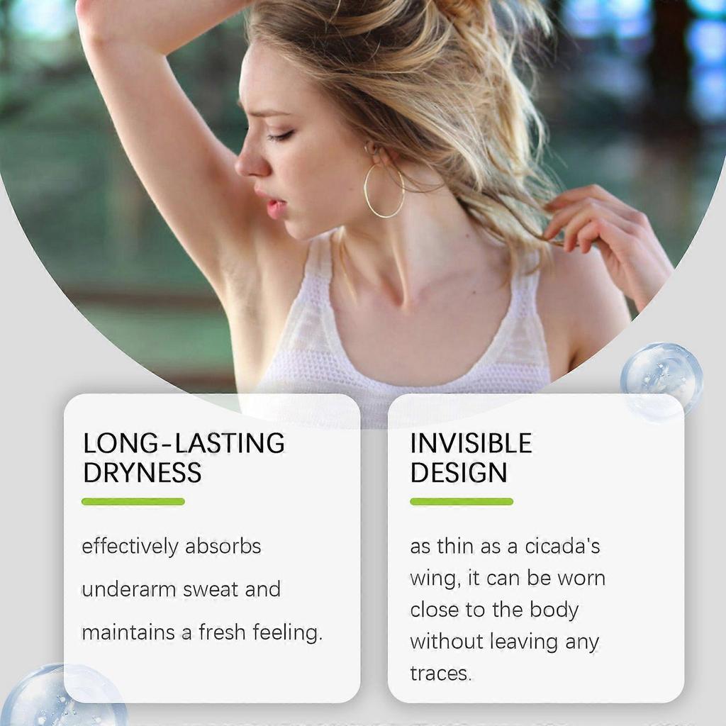 OceAura Underarm Perspiration Absorbant Patch, Breathable, Skin-Friendly, Deodorant, Refreshing, Caring And Nourishing Skin Daily Portable Care