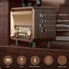 Wood Grain Full Band Radio Bluetooth 5.4 Retro Radio Portable Bluetooth Speaker  Home Use